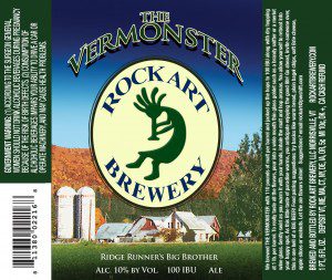 Vermonster Beer Label